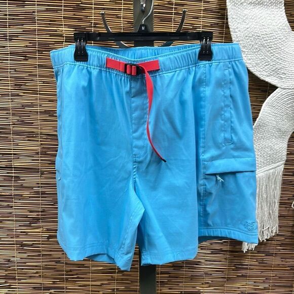 The North Face Class V Nylon Blend Belted Relaxed Fit Cargo Shorts Size S - Picture 2 of 3